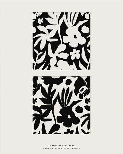 Abstract Botanic Graphic Collection