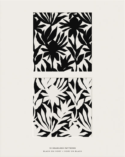 Abstract Botanic Graphic Collection