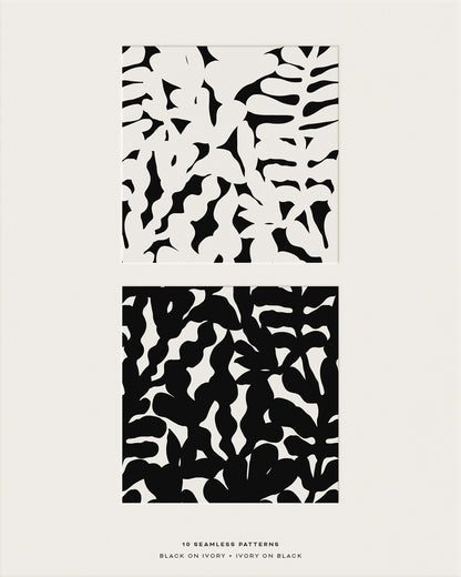 Abstract Botanic Graphic Collection