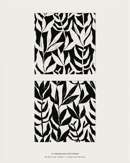 Abstract Botanic Graphic Collection