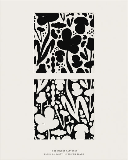Abstract Botanic Graphic Collection