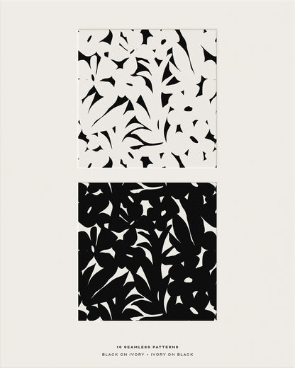 Abstract Botanic Graphic Collection