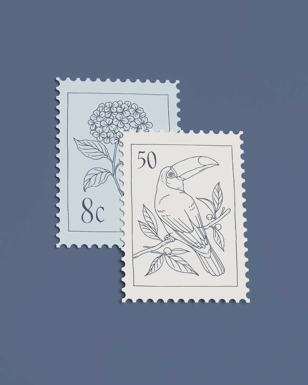 Stamps Illustration Collection