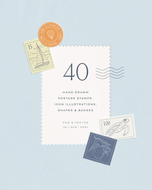 Stamps Illustration Collection